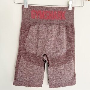Gymshark flex‎ cycling bike shorts maroon heather small